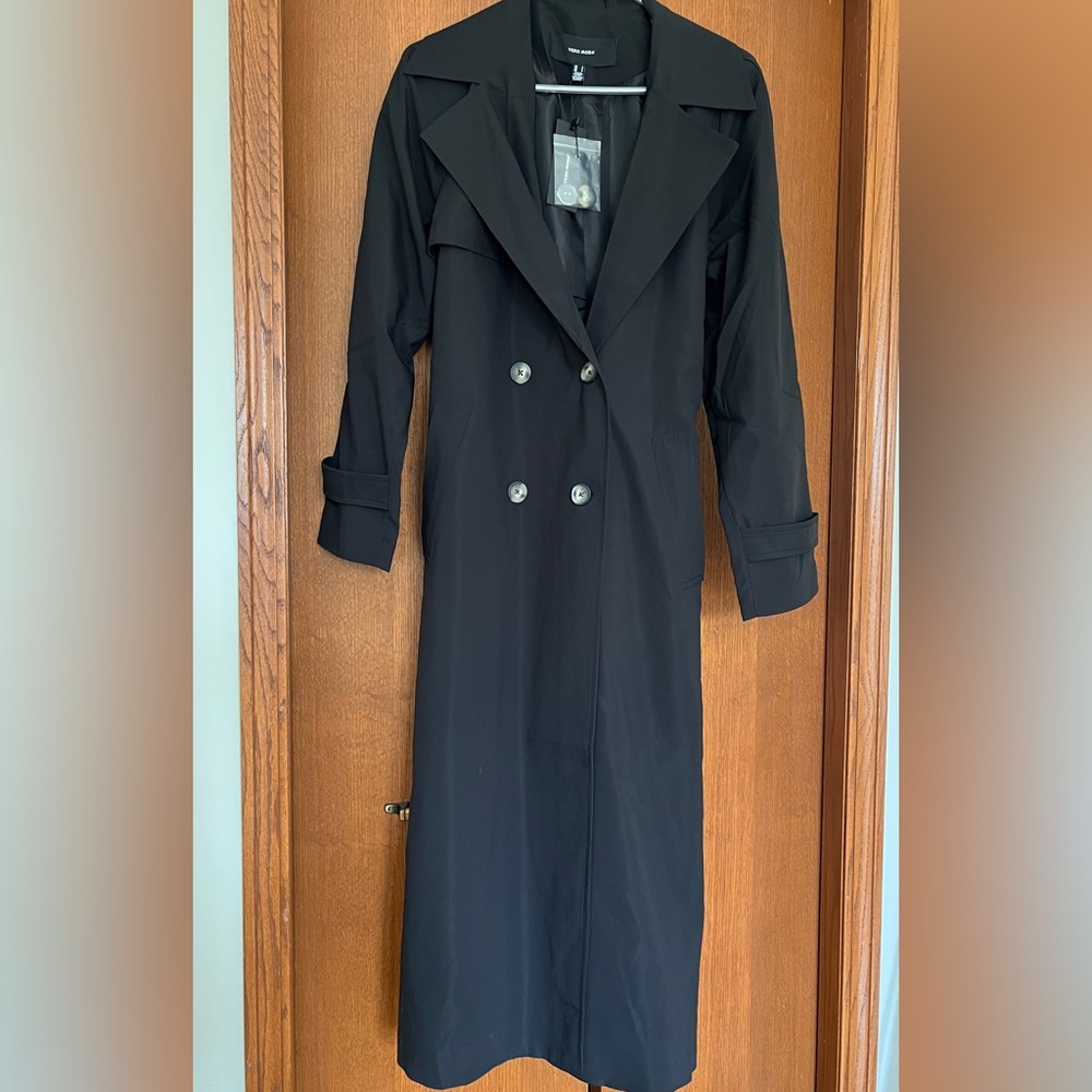 Black Vero Moda Trench Coat